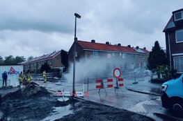 Wateroverlast in Purmerend: leiding gesprongen