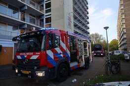 Persoon gewond bij brand in flatwoning