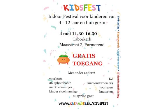 KidsFest; gratis indoor event voor jong en oud