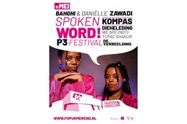 Spoken Word Festival 11 mei in De Verbeelding en P3