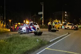 Ongeluk met politieauto in Zuidoostbeemster