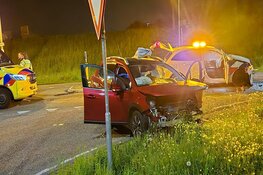 Ongeluk met politieauto in Zuidoostbeemster