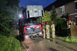 Brand na explosie bij woning Purmerend