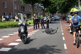 Aanrijding tussen fietser en scooter in Purmerend