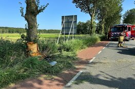 Automobilist tegen boom gecrasht in Noordbeemster