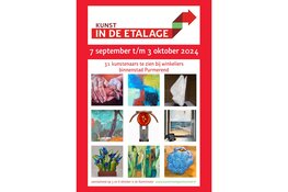 7 september opening Kunst in de etalage bij de Wereldwinkel
