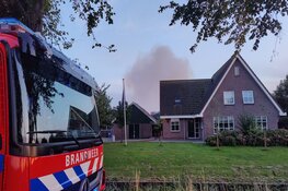 Grote brand bij veehouderij in Middenbeemster
