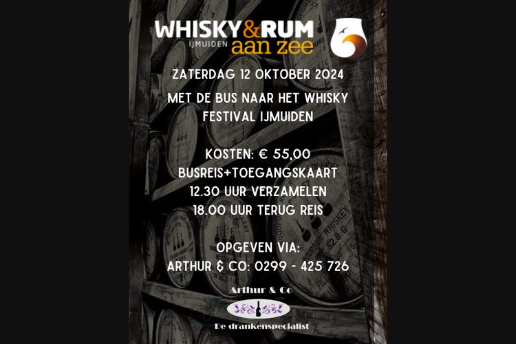 WHISKY & RUM AAN ZEE IJMUIDEN 12 oktober 2024