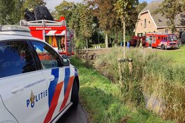 Paard te water in sloot Middenbeemster: brandweer anderhalf uur bezig