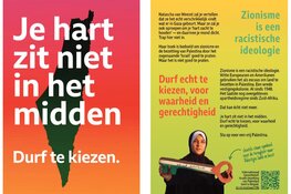 Protest flyeractie bij bibliotheek Purmerend