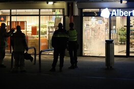 Explosie bij entree van supermarkt in Purmerend