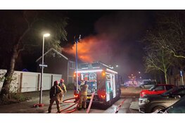 Grote brand aan Maasstraat in Purmerend