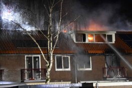 Grote brand aan Maasstraat in Purmerend