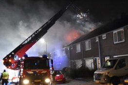 Grote brand aan Maasstraat in Purmerend