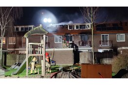 Grote brand aan Maasstraat in Purmerend