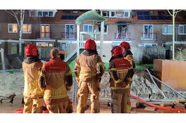 Grote brand aan Maasstraat in Purmerend