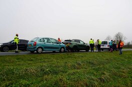 Drie auto's betrokken bij ongeval op N244