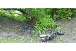 Scooter in brand op afgelegen plek in Purmerend