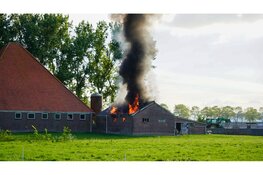Flinke brand in schuur in Middenbeemster