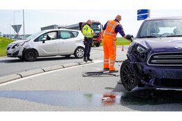 Gewonde na ongeval op rotonde N244