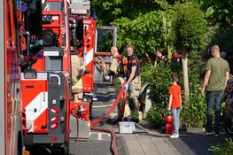 Felle brand verwoest schuur in Purmerend