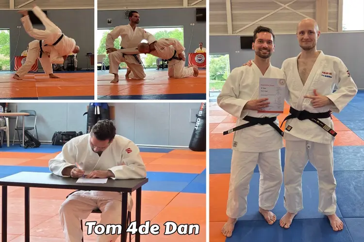 4de Dan judo voor Tom Oud