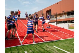 Openingsfeestje kleurrijk, uitdagend Purmerends beweegpark Skills Garden