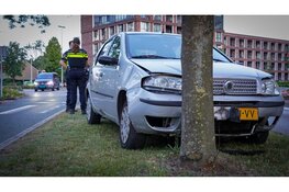 Automobilist aangehouden na eenzijdig ongeval