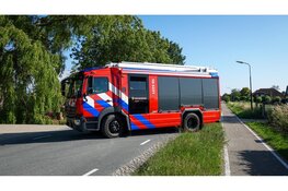 Brandweer ingezet voor brandende vrachtauto in Noordbeemster