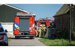 Brandweer ingezet voor brandende vrachtauto in Noordbeemster