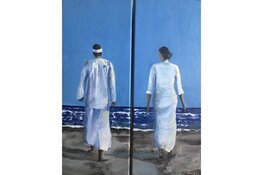 Zee van kleur – schilderijen van Paula Eradus te zien bij de VVV