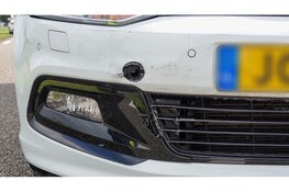 Schade en hinder na kettingbotsing op N244