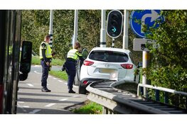 Schade en hinder na kettingbotsing op N244