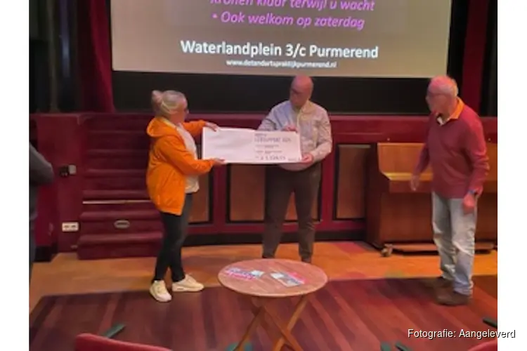 Filmhuis Purmerend ontvangt Rabocheque voor nieuwe stoelen