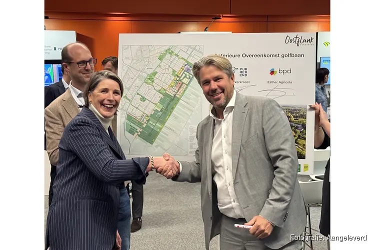 Ondertekening anterieure overeenkomst Golfbaan