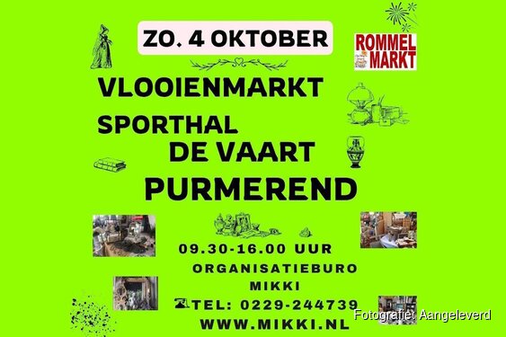Gezellig struinen op de vlooienmarkt in Purmerend