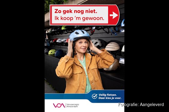 Vervoerregio Amsterdam lanceert campagne 'Veilig fietsen. Daar kies je voor.'