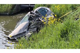 Auto te water in Purmerend