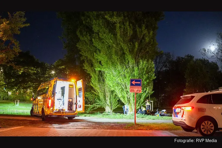 Man zwaargewond na val uit boom