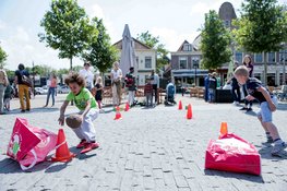 Plezier tijdens buitenSPEELdag in de gemeente Purmerend