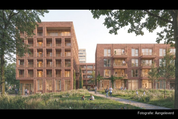 Nieuwe woonbuurt Hometown in Wheermolen-Oost, Purmerend