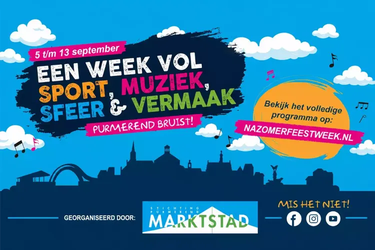 Purmerend maakt zich op voor een bruisende Nazomerfeestweek