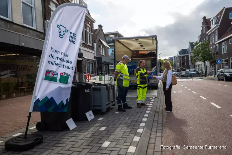 Mobiele milieustraat voor eerste keer op weekmarkt