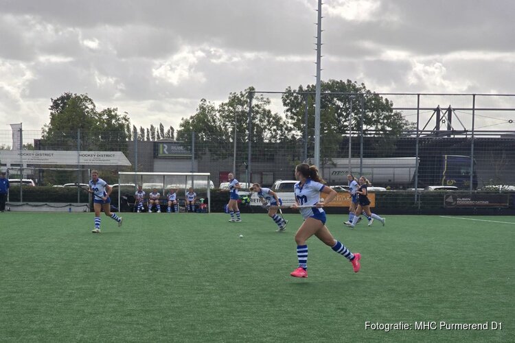 Winst in de Silver Cup en verlies en remise in de competitie voor MHC Purmerend D1
