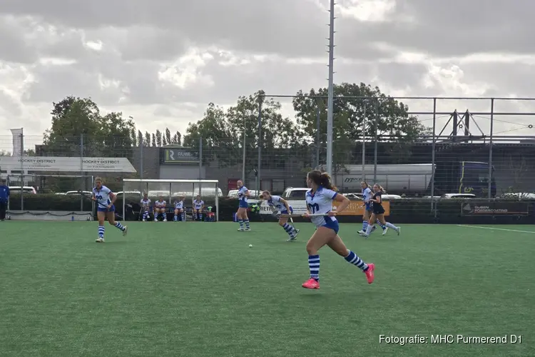 Winst in de Silver Cup en verlies en remise in de competitie voor MHC Purmerend D1