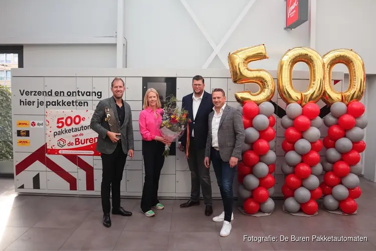 De Buren opent 500e pakketautomaat in Purmerend
