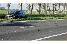 Ravage richting Hoorn op de A7 na ongeluk ter hoogte van Middenbeemster