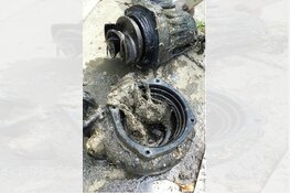 Pompstoringen door doekjes en textiel in het riool