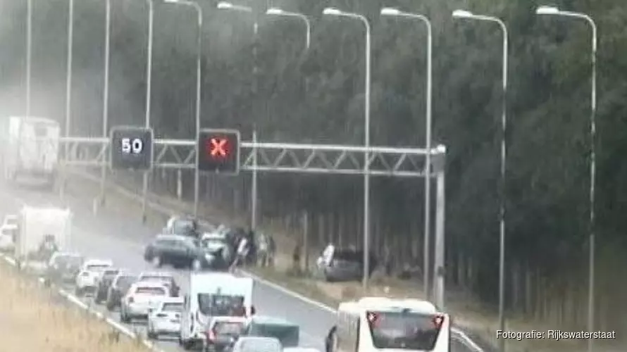 Gewonde bij ongeluk op A7
