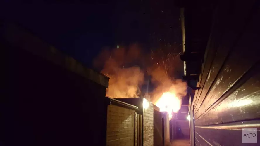 Purmerenders opgeschrikt door knallen: tuinschuur fikt af